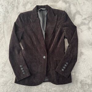 Norma Kamali Black Blazer Fitted Size 6